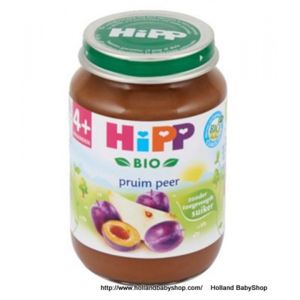 Hipp Organic Fruit Plum and pear from 4 months 190g