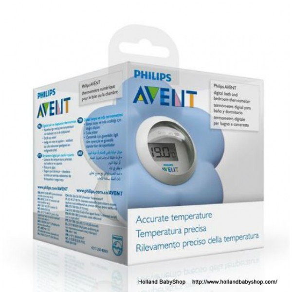 pk Annoteren Nucleair Philips Avent Baby bath and room thermometer SCH550/20
