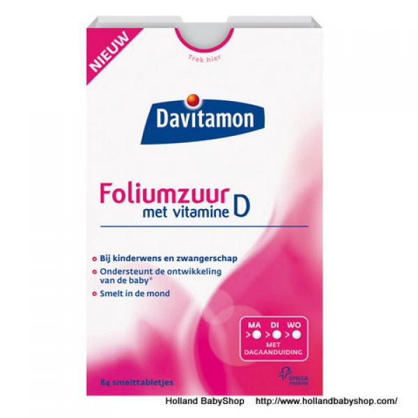Desillusie Op grote schaal handel Davitamon Folic acid with vitamin D -Pregnancy